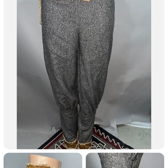 Grey wool harem pants aladdin pants Anuttara crafts - Picture 9 of 15